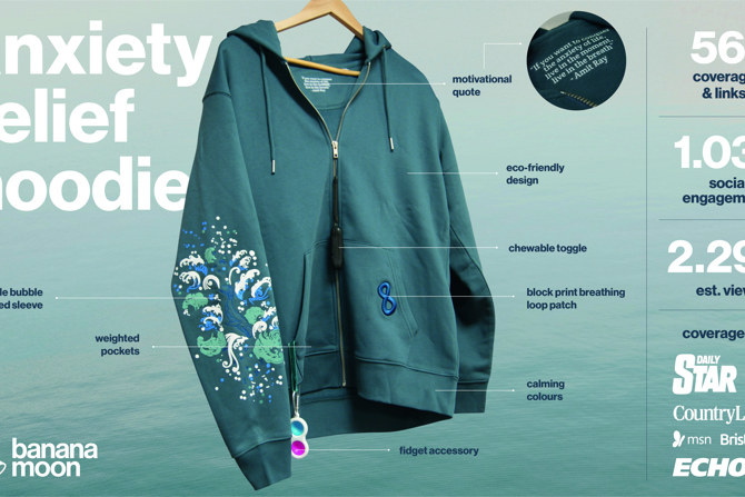 Banana Moon Anxiety Relief Hoodie