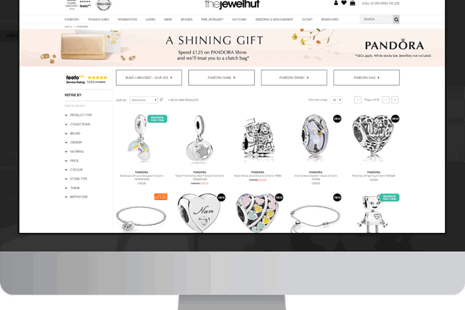 Clustered hosting solution for high traffic jewellery site