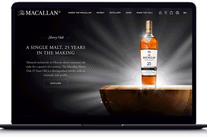 Fast and flexible site solutions for multi brand spirits business.